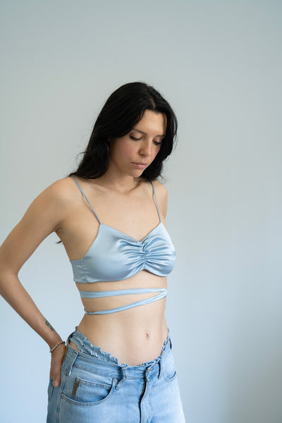 Top Dakota variante azzurro pastello