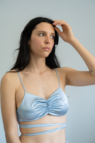 Top Dakota variante azzurro pastello