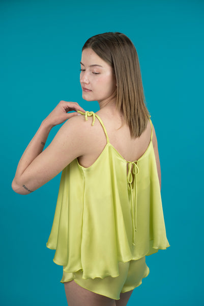 Top Caracas variante verde lime