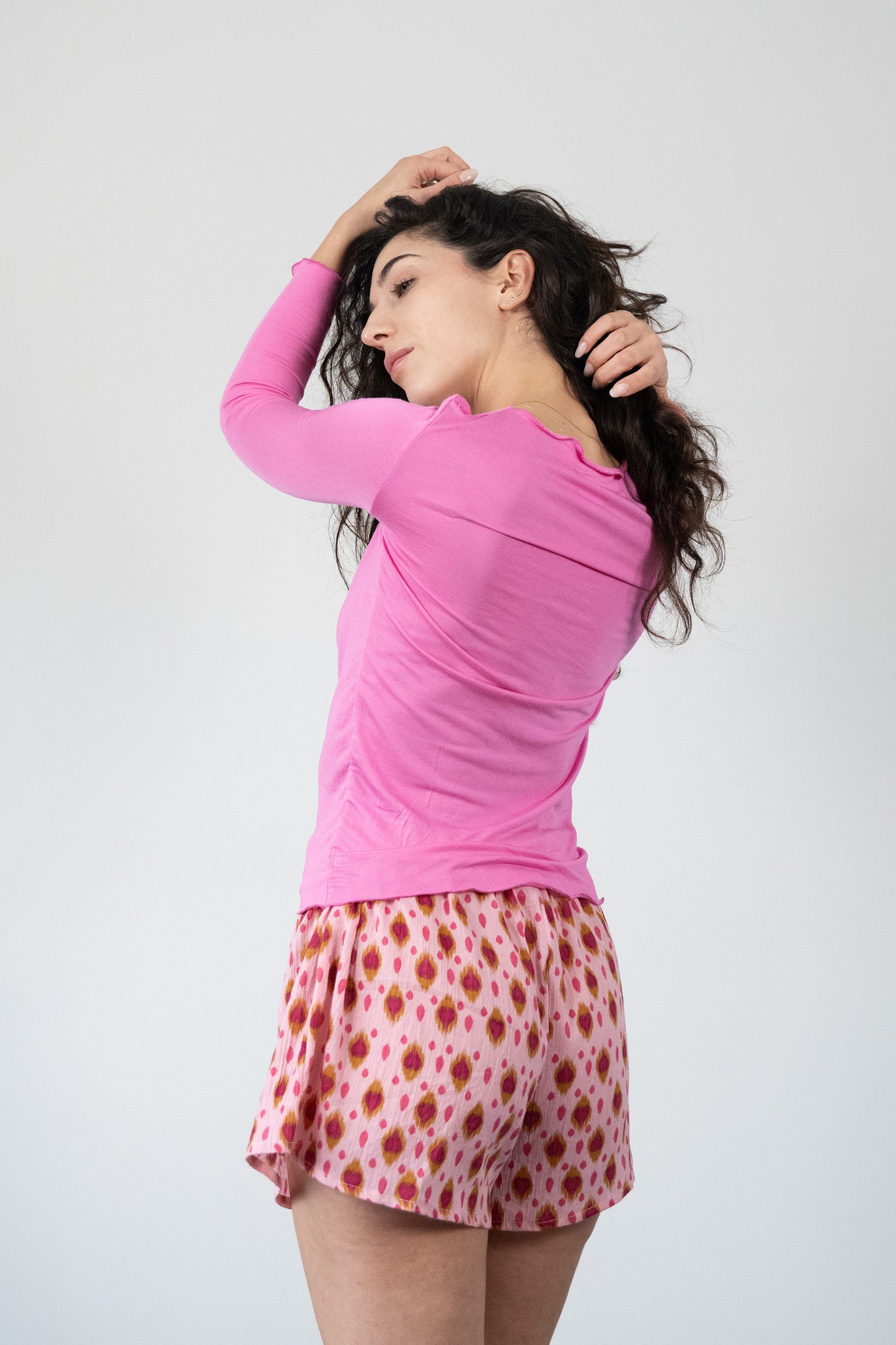 T-shirt Shelly variante ciclamino