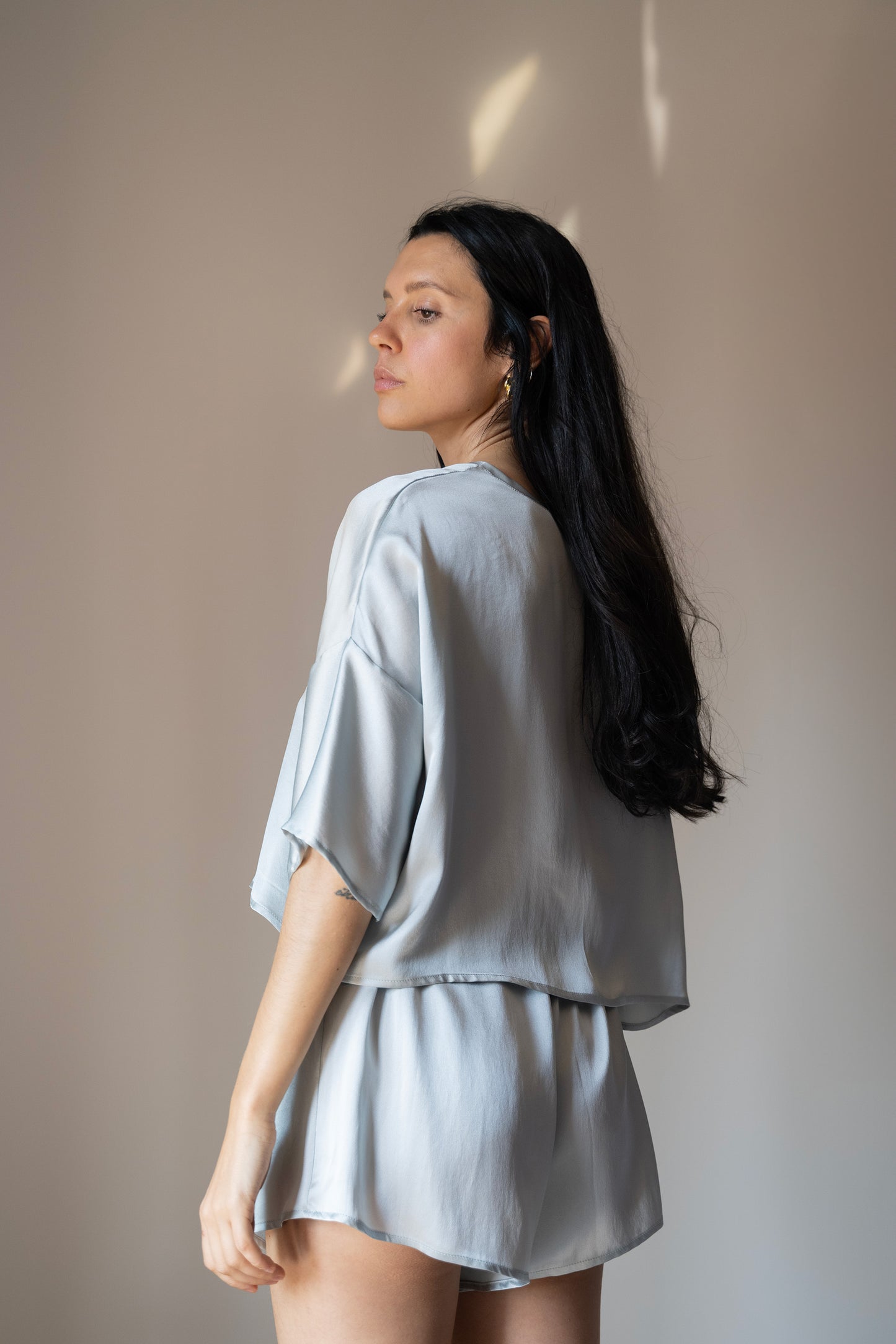 T-shirt Paloma variante grigio perla