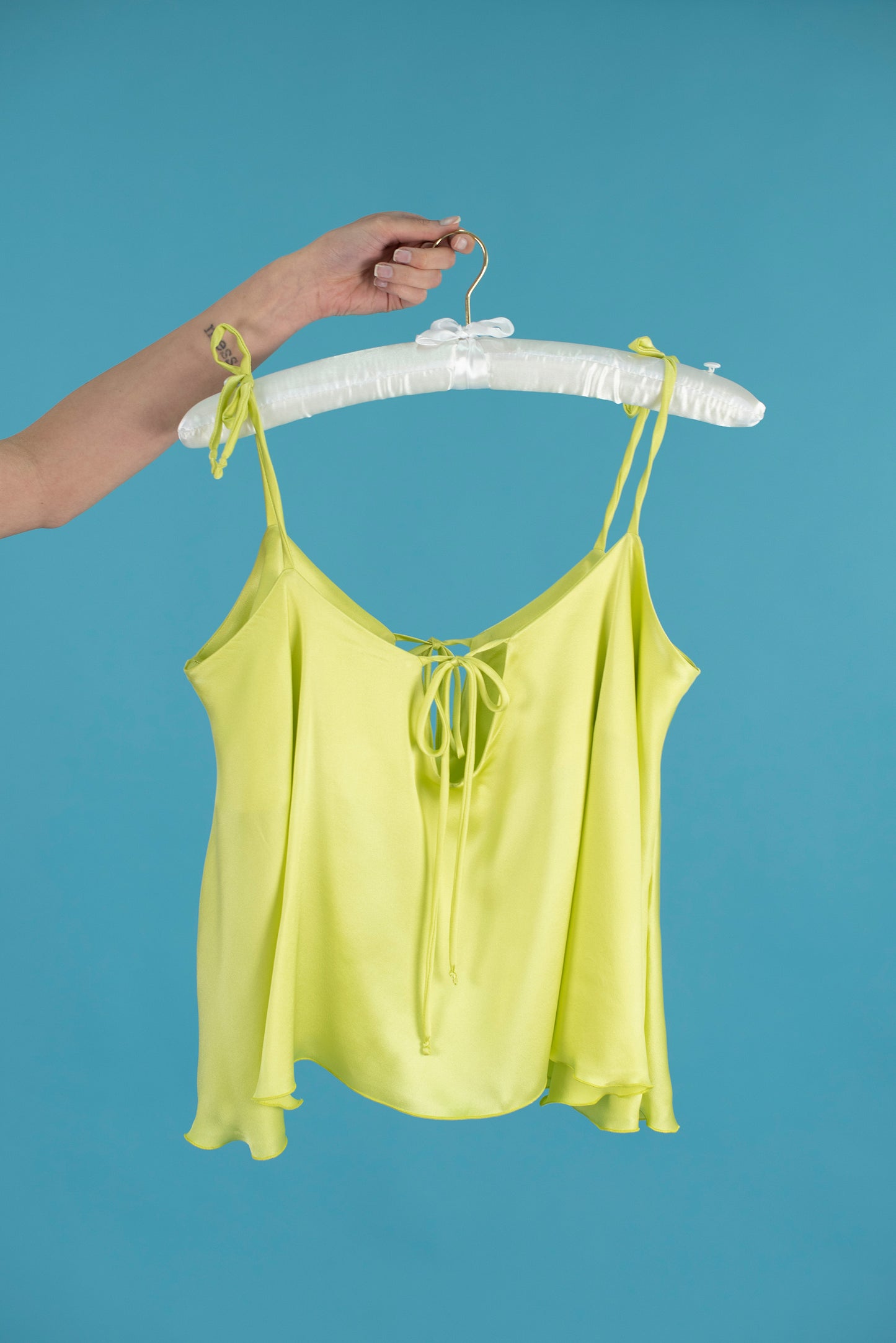 Top Caracas variante verde lime