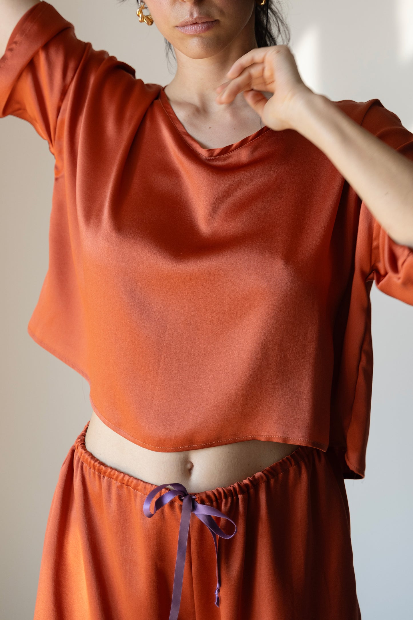 T-shirt Paloma variante ruggine