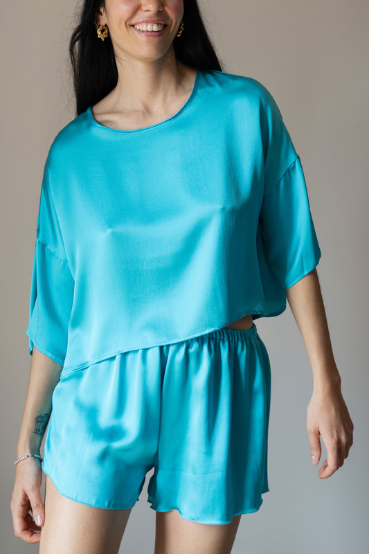 Completo Paloma variante azzurro Hawaii