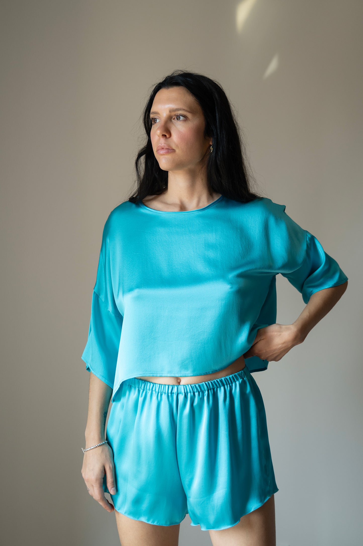 Completo Paloma variante azzurro Hawaii
