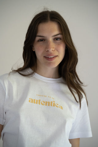T-shirt autentica variante burro