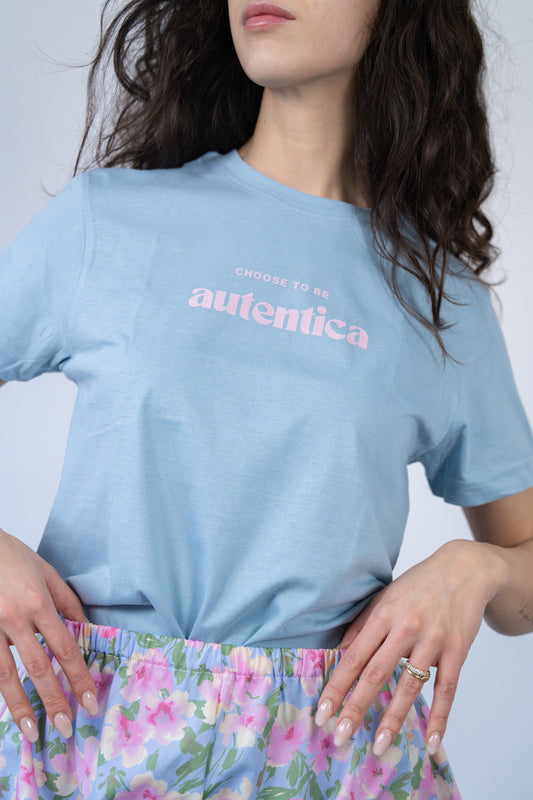 T-shirt autentica fiordaliso