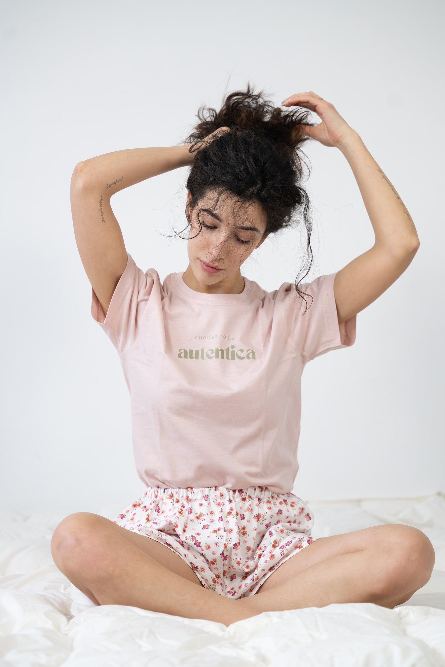 T-shirt autentica peonia