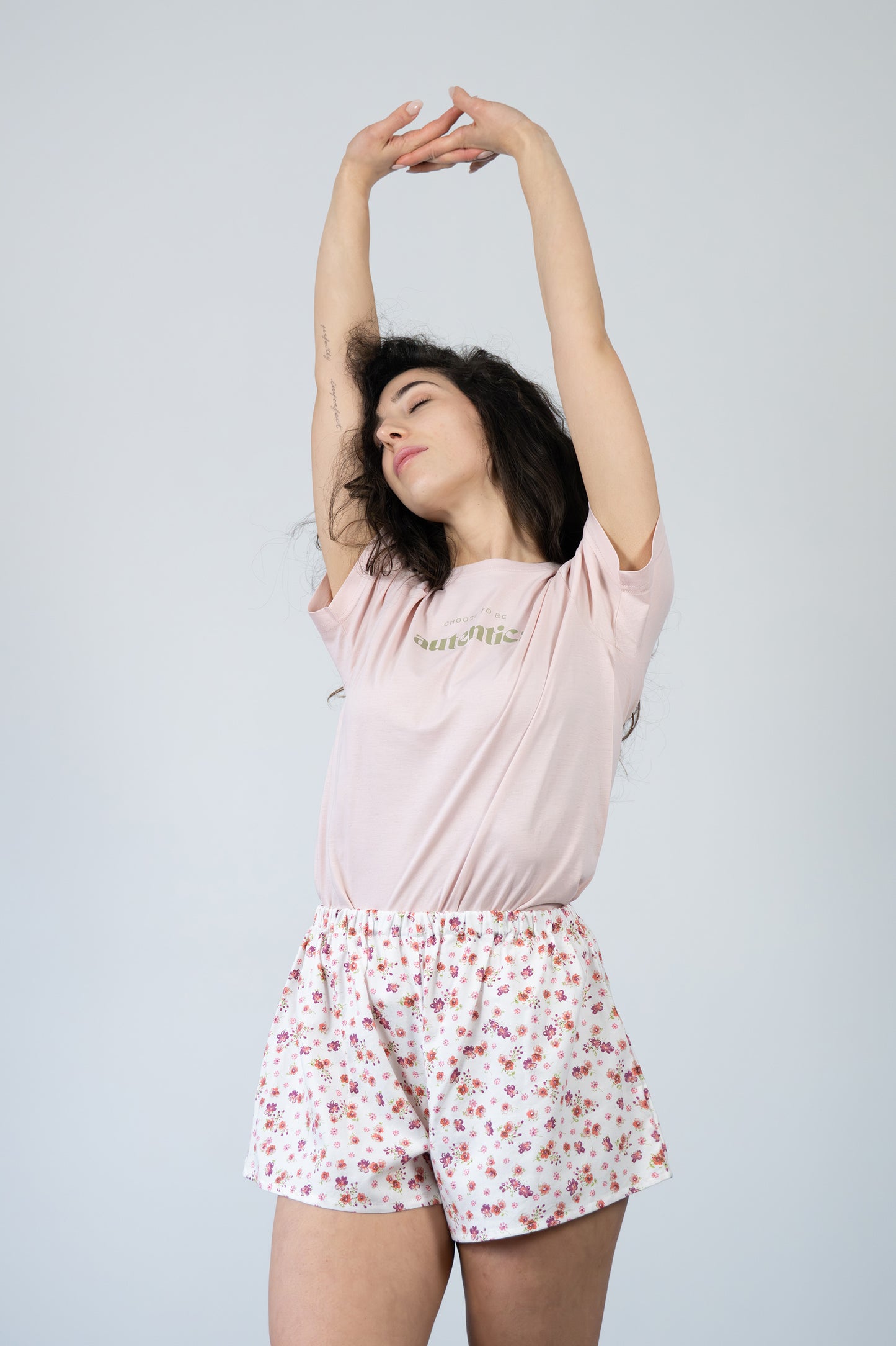 T-shirt autentica peonia