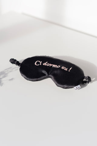 Eye mask parlate (con ricamo)