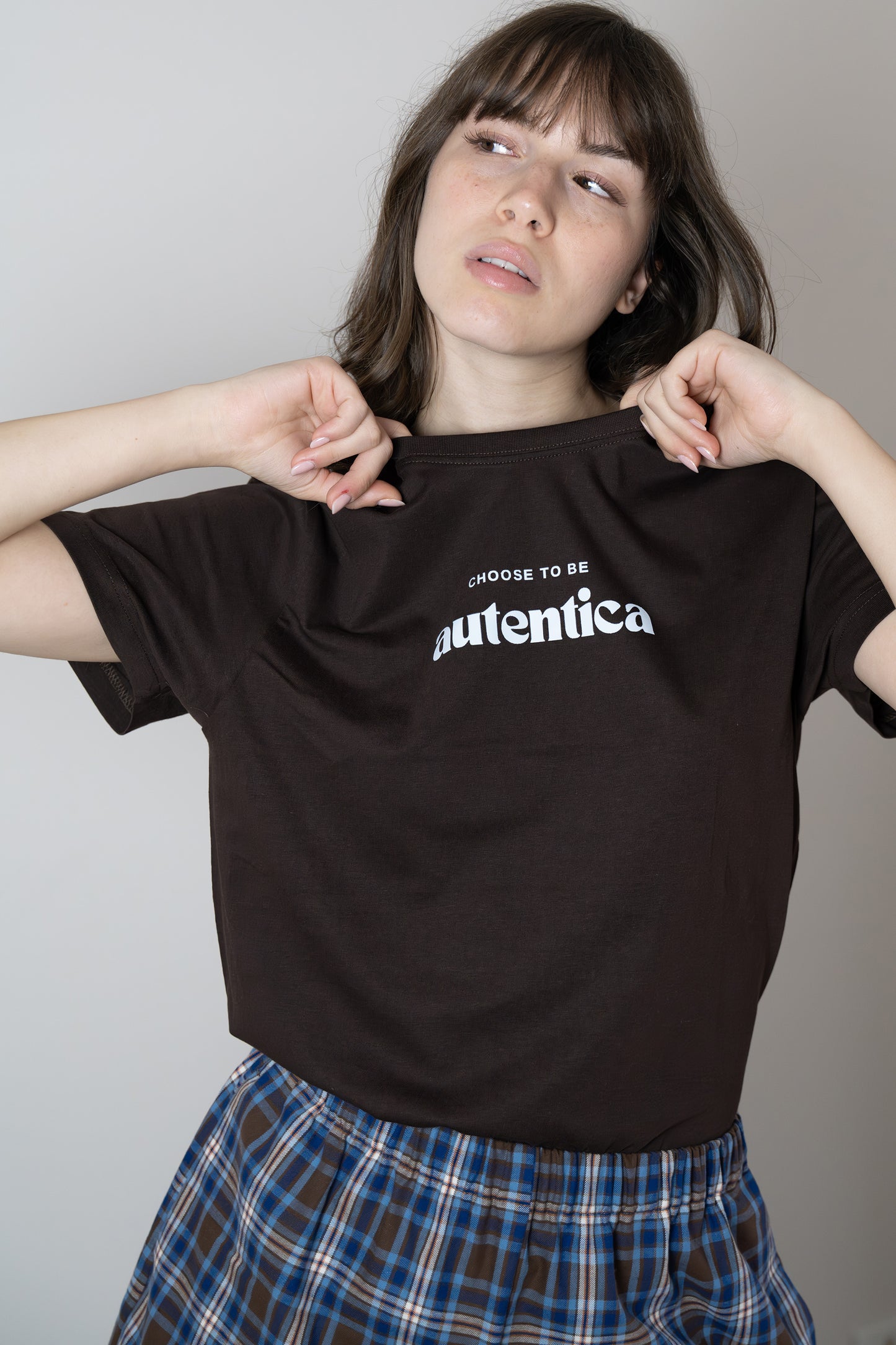 T-shirt autentica cioccolato e latte