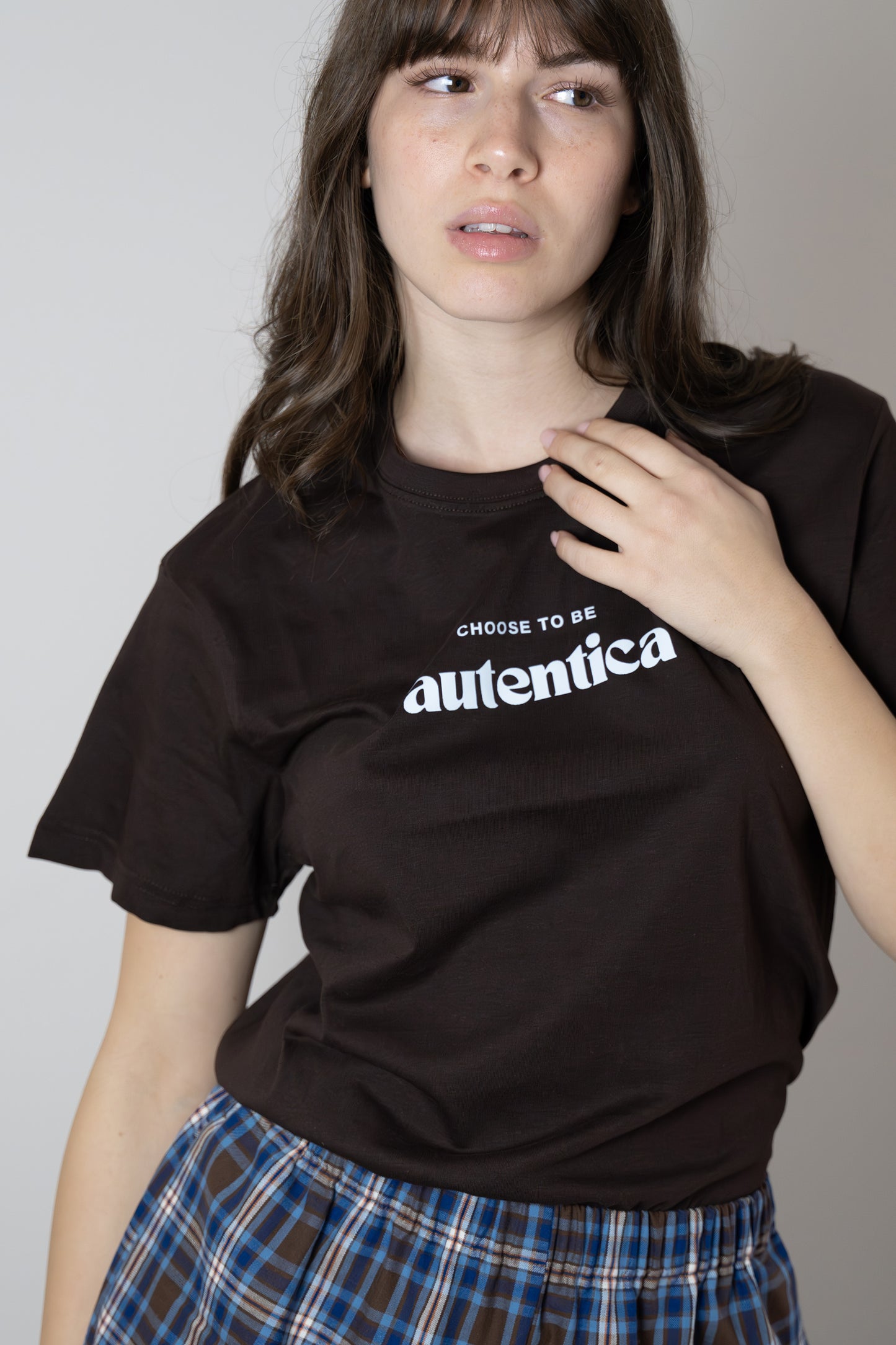 T-shirt autentica cioccolato e latte