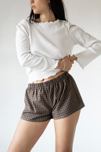 Shorts boxerini variante cioccolato