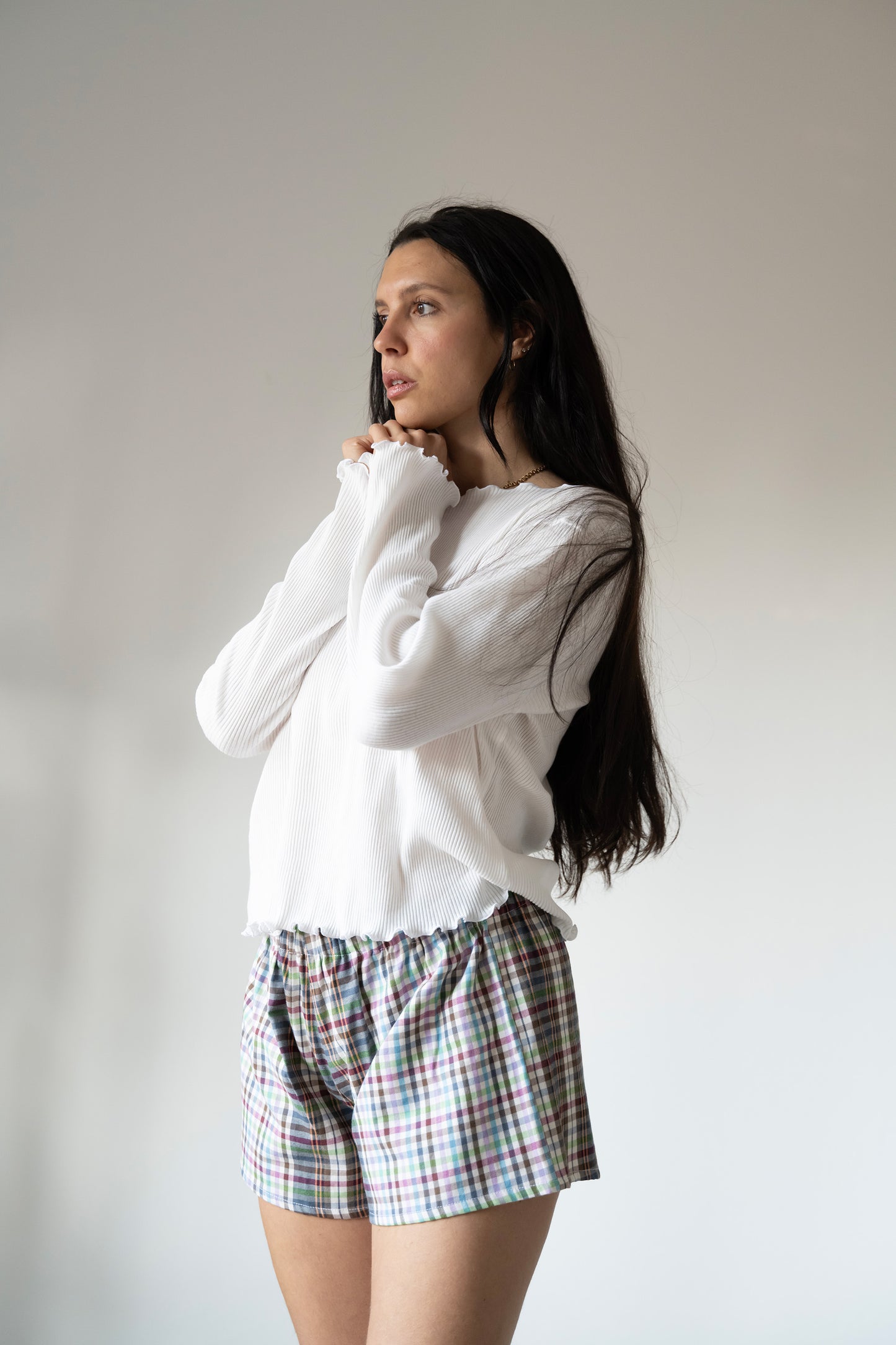 T-shirt Shelly in jersey (variante bianco latte)
