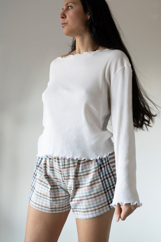 T-shirt Shelly in jersey (variante bianco latte)