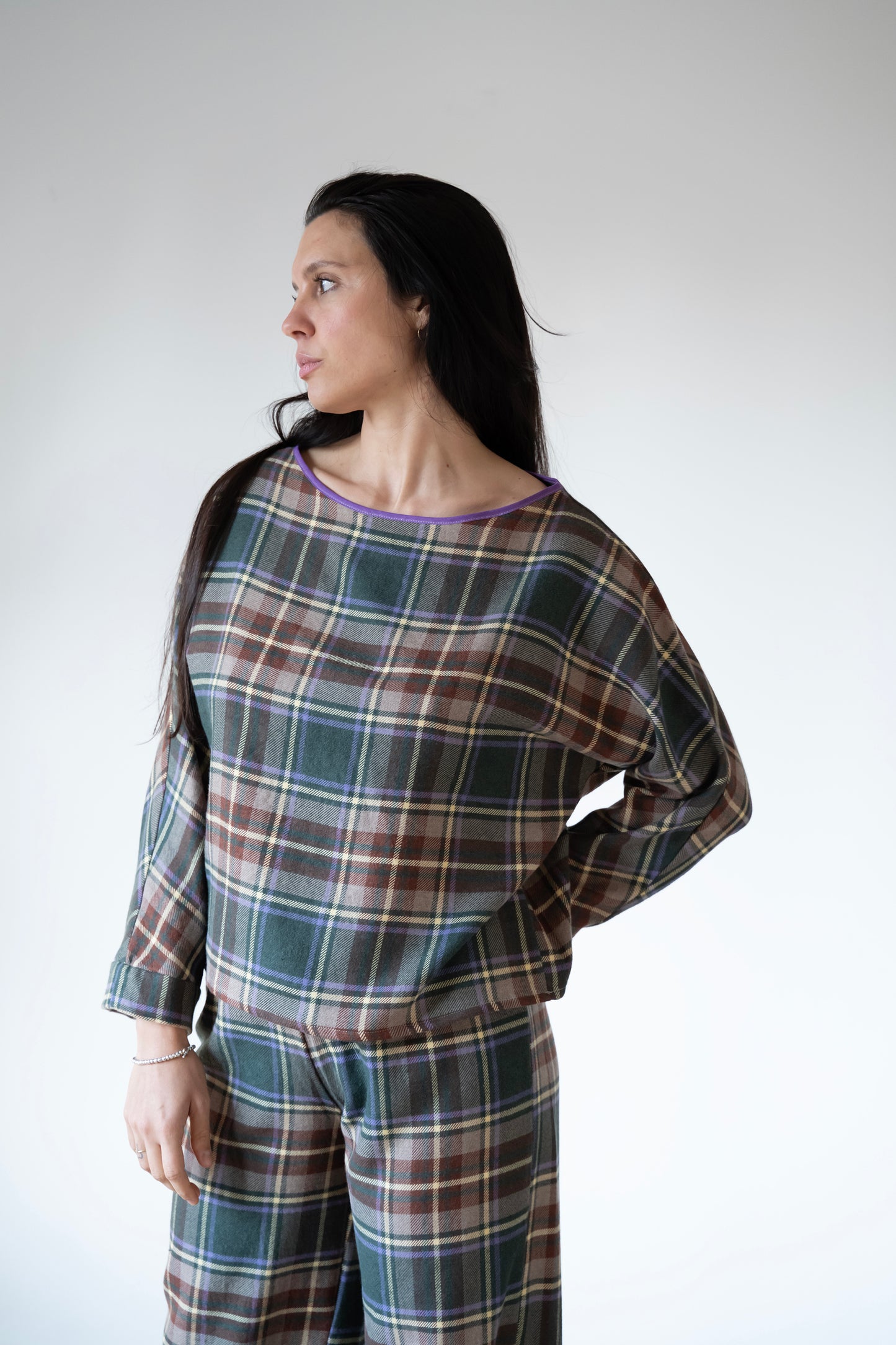 Completo Melrose variante tartan verde