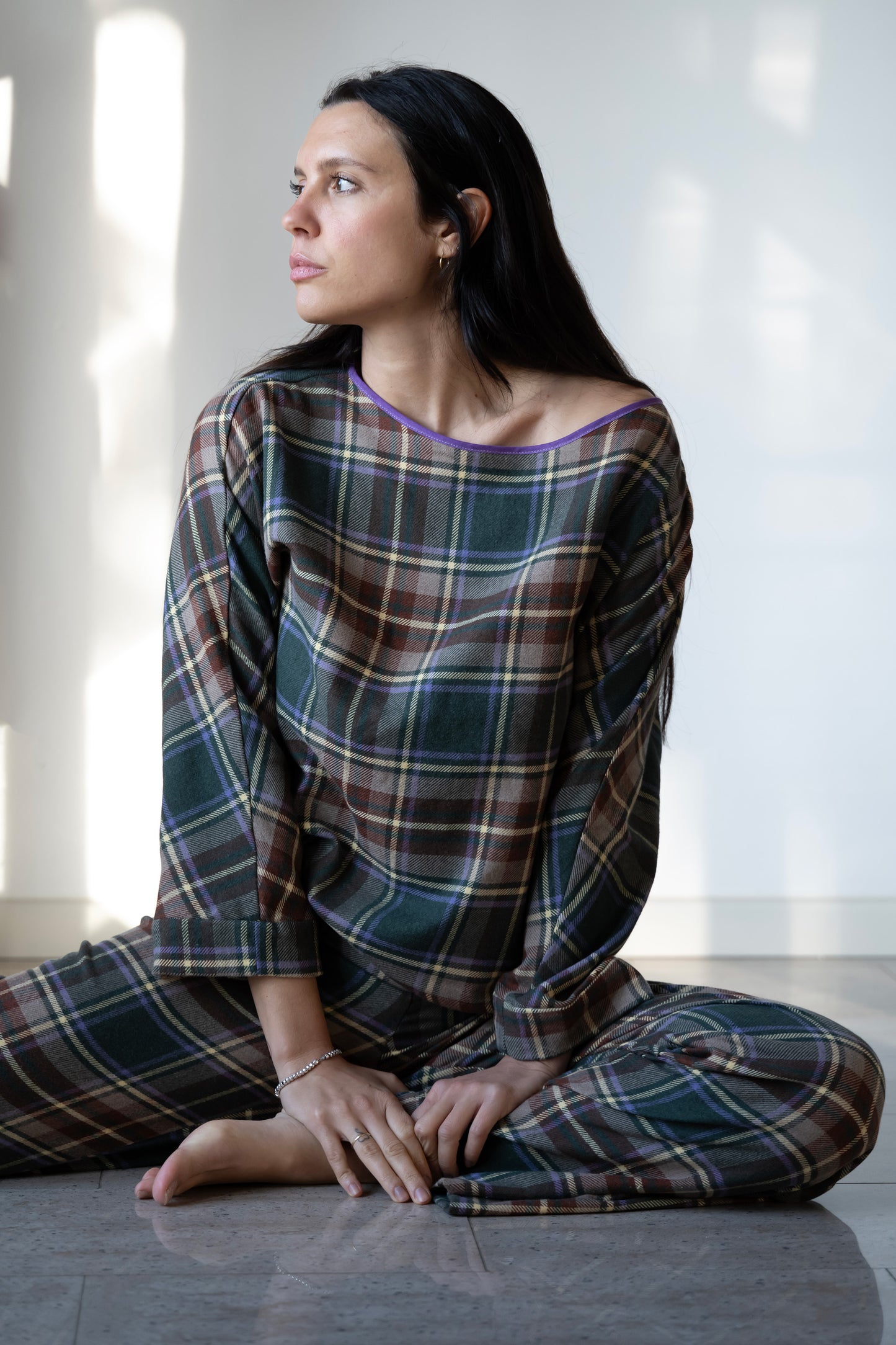 Completo Melrose variante tartan verde