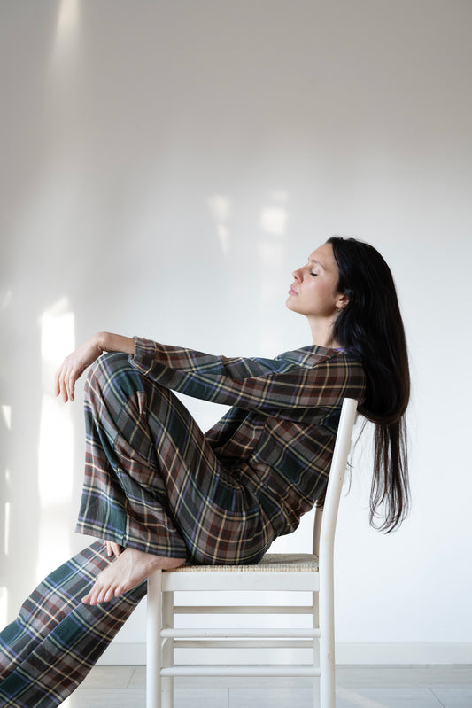 Completo Melrose variante tartan verde