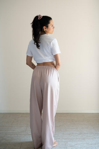 Pantalone lungo in cotone variante smoothie