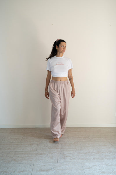 Pantalone lungo in cotone variante smoothie