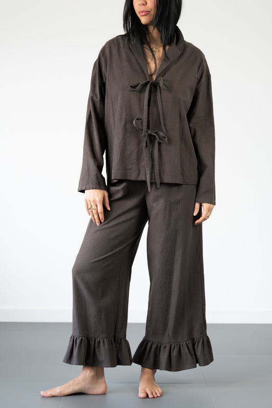 Completo Virginia cioccolato