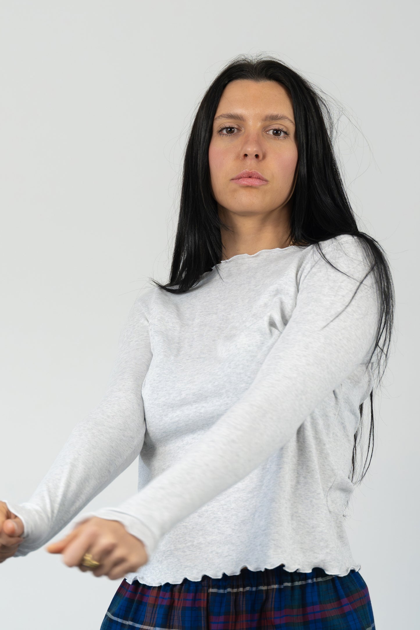 T-shirt shelly variante grigio chiaro