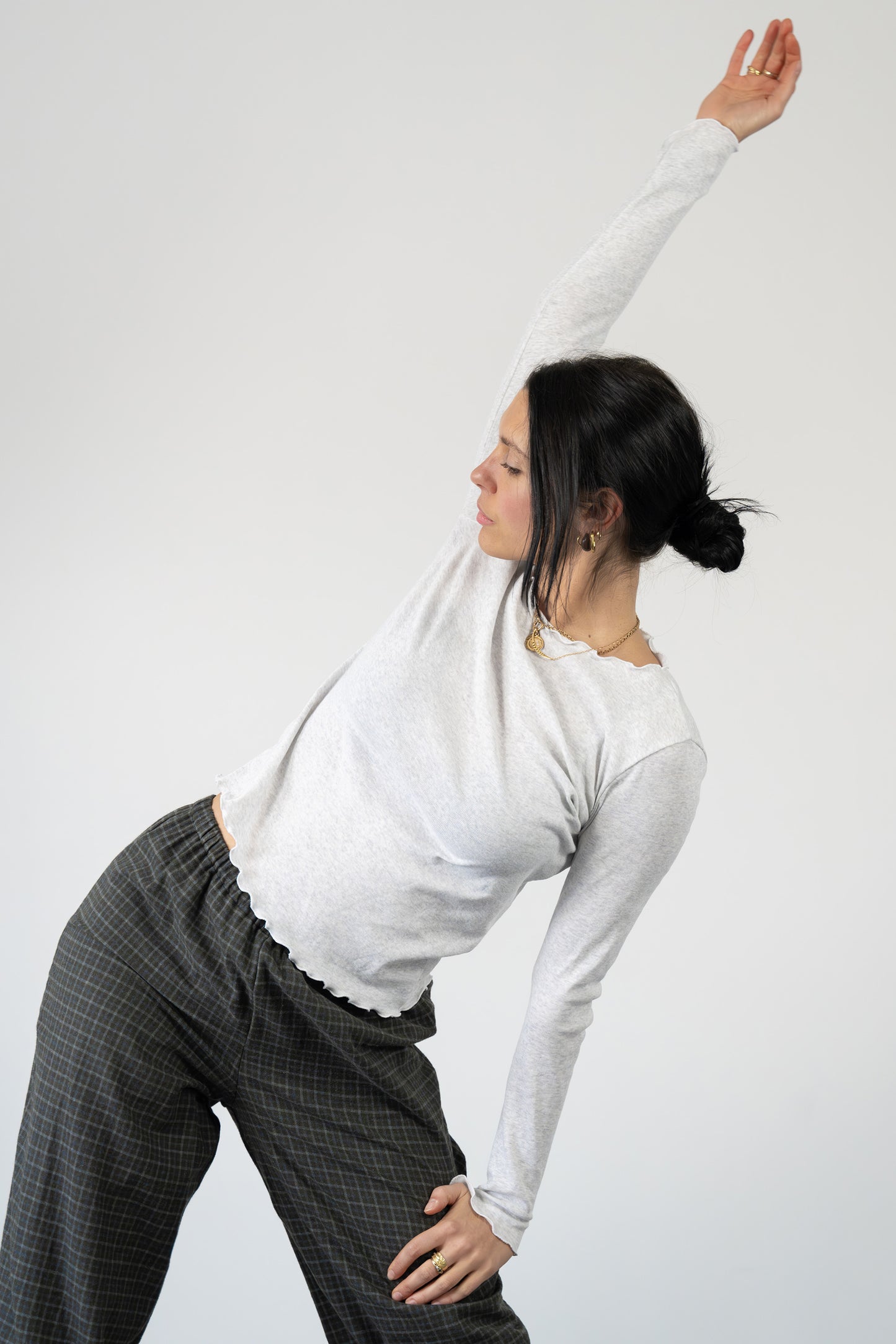 T-shirt shelly variante grigio chiaro