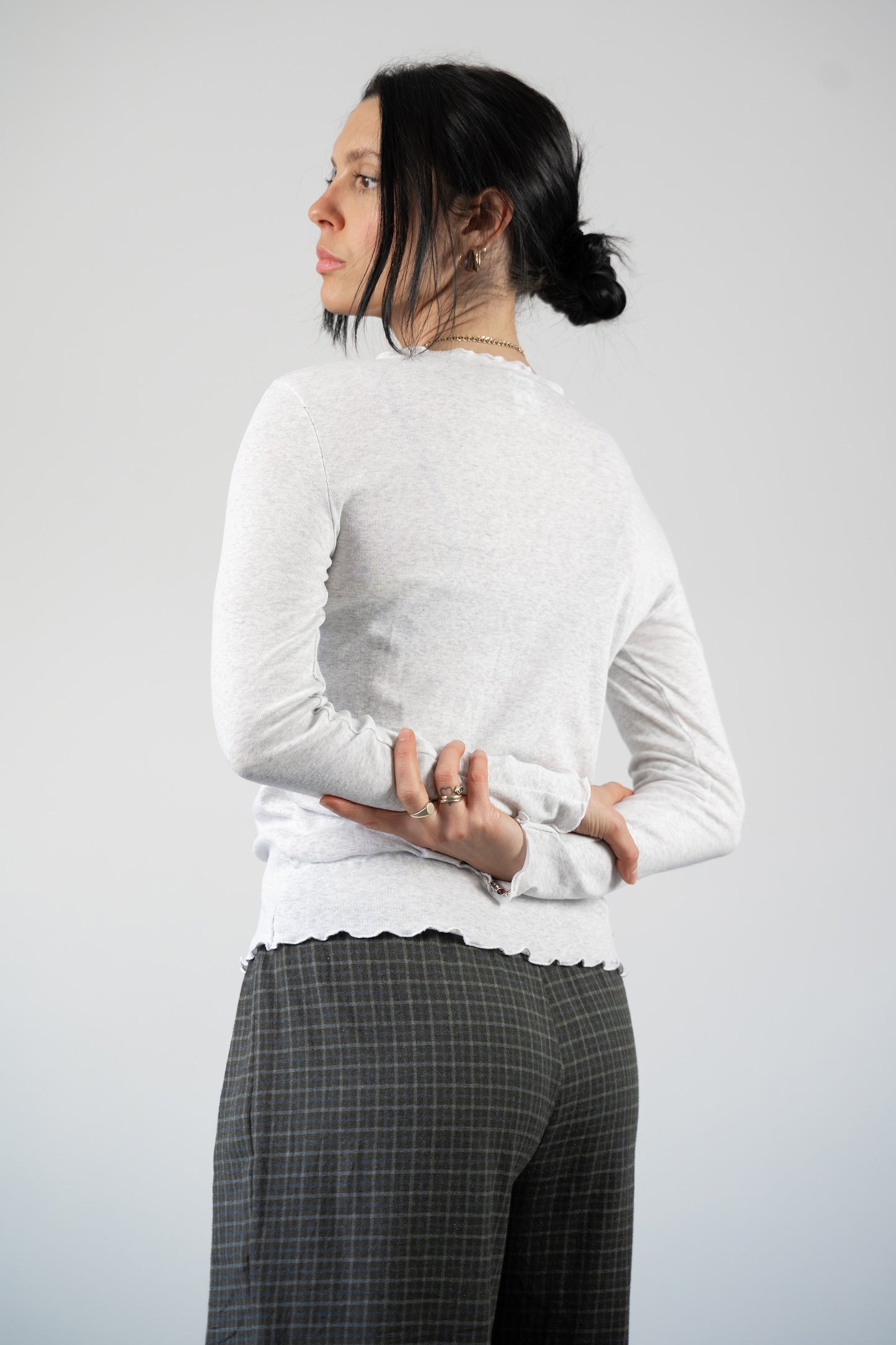 T-shirt shelly variante grigio chiaro