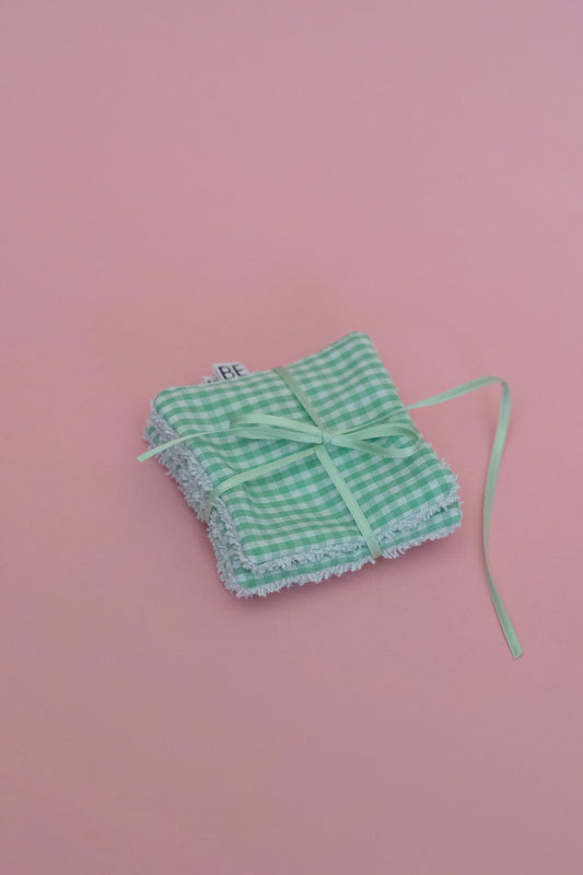 Set 3 pad struccanti (variante azzurro e verde)