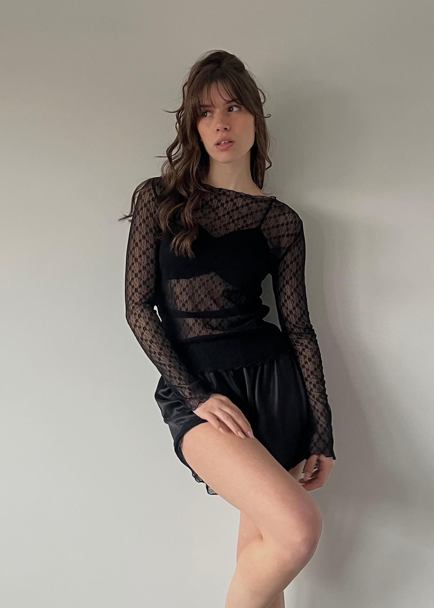 T-shirt shelly in pizzo