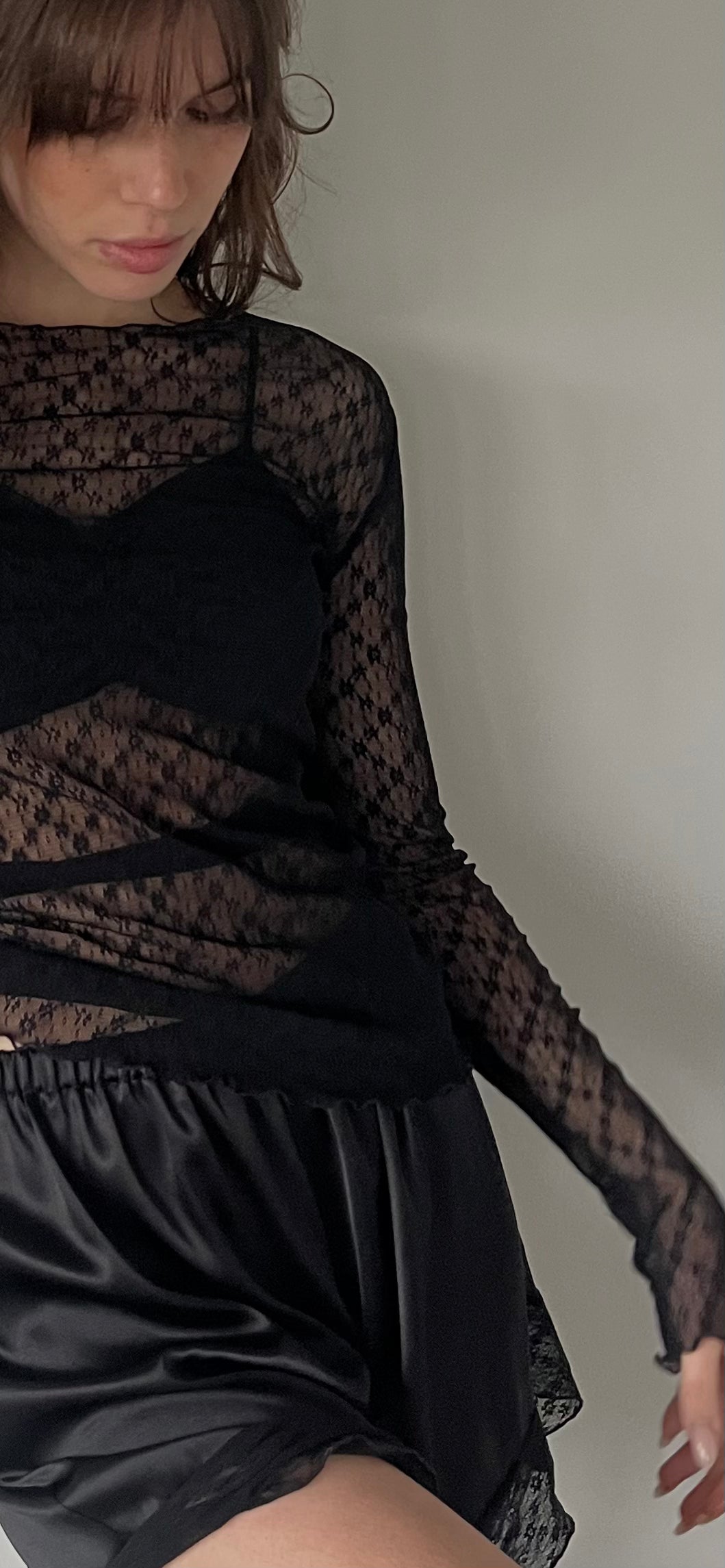 T-shirt shelly in pizzo