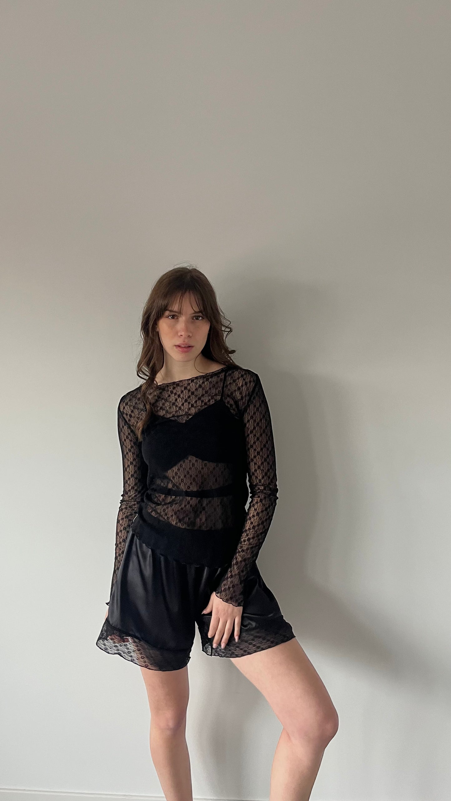 T-shirt shelly in pizzo