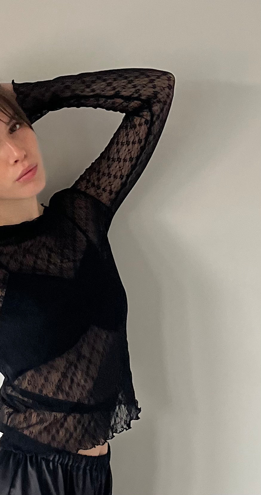 T-shirt shelly in pizzo