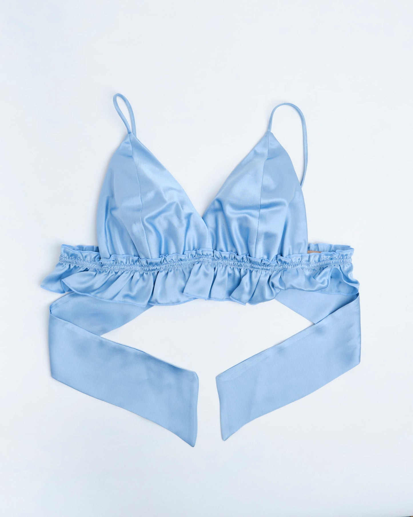 Top Memphis variante azzurro pastello